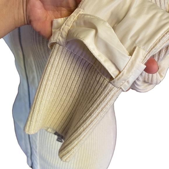 Jeans Votre Nom Sz M Zip Up Knit Sweater - Picture 2 of 6